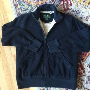 Eddie Bauer sherpa full zip sweatshirt